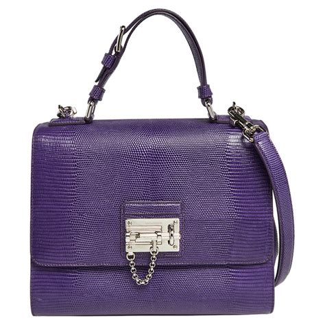 dolce gabbana purple handbags.